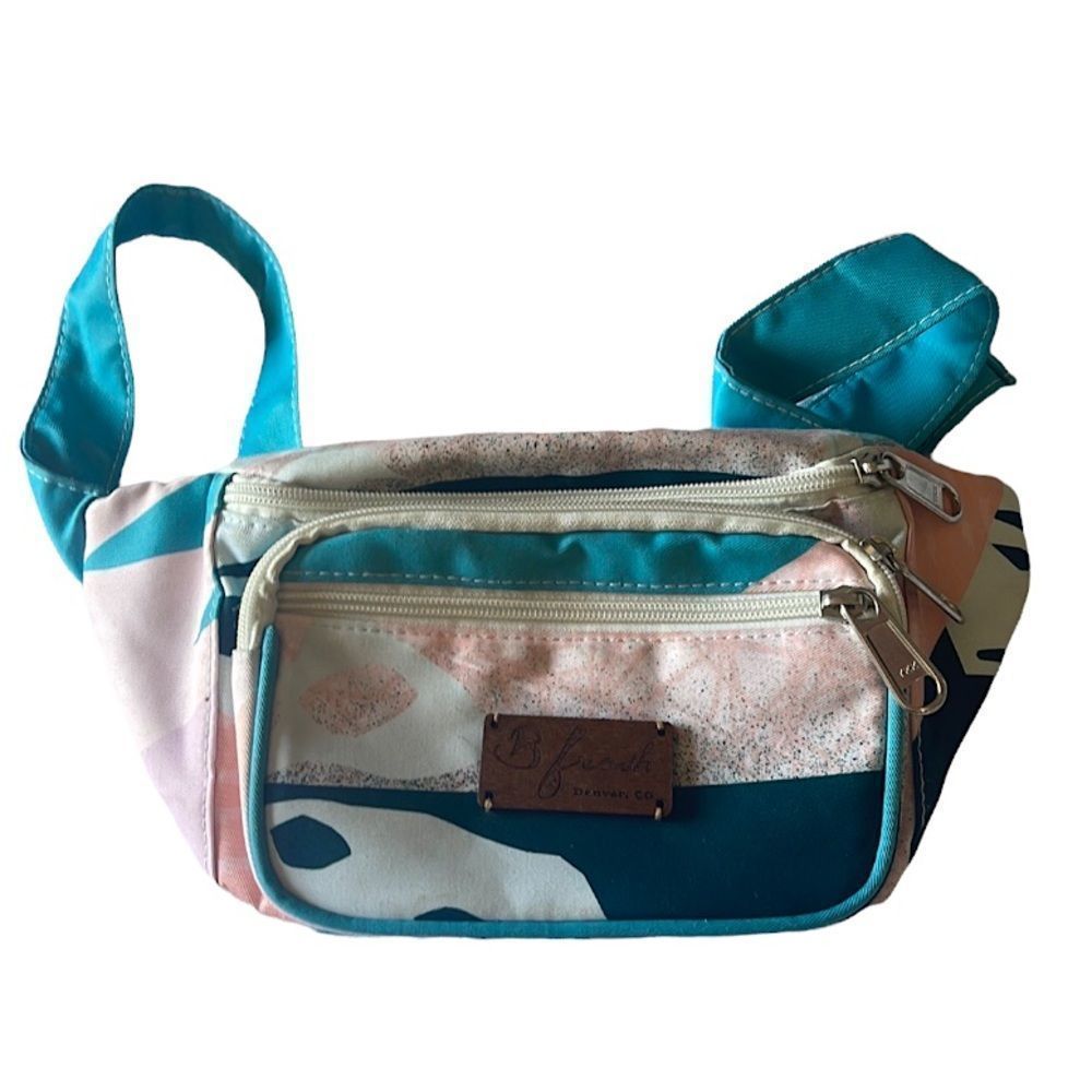 B Fresh Pink Fanny Pack Belt Bag Crossbody Waist Pouch Festival One Size